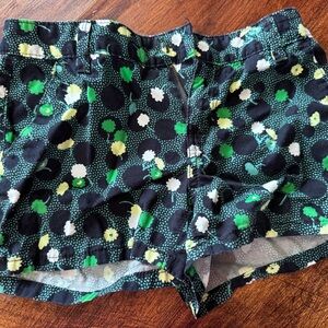Old Navy Black and Green Bermuda Shorts Athletic Style
